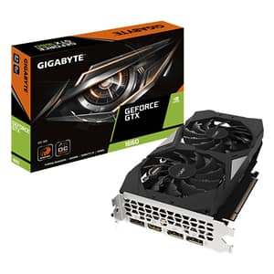 Scheda grafica Gigabyte GV-N1660OC-6GD NVIDIA GeForce GTX 1660 6GB GDDR5 – nuovo