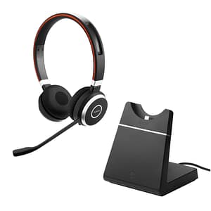 Evolve 65 UC Stereo Headset Archetto cablato e wireless Desktop/Call Center Micro-USB Bluetooth Nero – nuovo