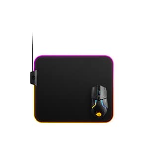 Tappetino per mouse da gioco medio Steelseries QcK Prism Cloth Nero – nuovo