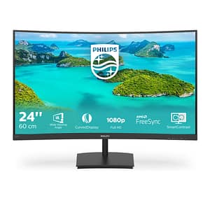 Philips E Line 241E1SCA/00 PC a schermo piatto 59,9 cm (23,6 ) 1920 x 1080 pixel Full HD LCD Nero – nuovo