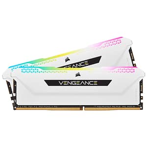 Corsair VENGEANCE® RGB PRO SL 16 GB (2 x 8 GB) DDR4 3200 MHz C16 – bianco – nuovo