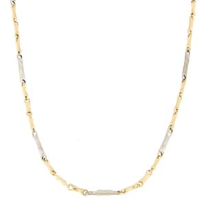 Collana Uomo Oro Giallo Bianco GL100333