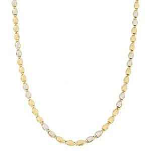 Collana Uomo Oro Giallo Bianco GL100345