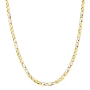 Collana Uomo Oro Giallo Bianco GL100363