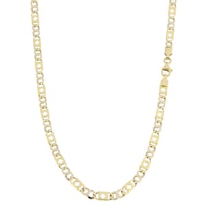 Collana Uomo Oro Giallo Bianco GL100380