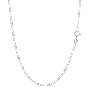 Collana Unisex Oro Bianco GL100478