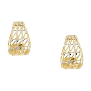 Orecchini Donna Oro Giallo Bianco GL100639