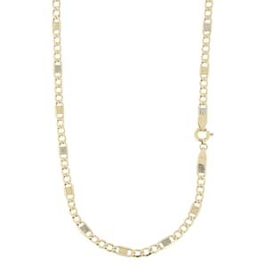 Collana Uomo Oro Giallo Bianco GL100657