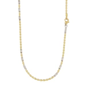 Collana Uomo Oro Giallo Bianco GL100685