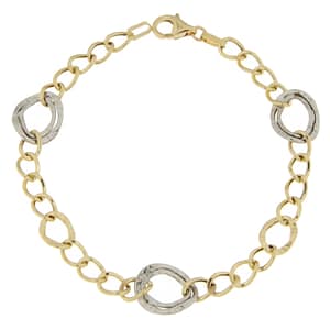 Bracciale Donna Oro Giallo Bianco GL100719