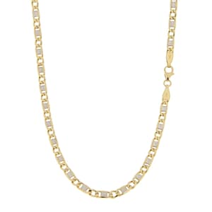 Collana Uomo Oro Giallo Bianco GL100760