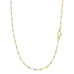 Collana Uomo Oro Giallo Bianco GL100769