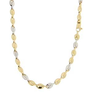 Collana Uomo Oro Giallo Bianco GL100775