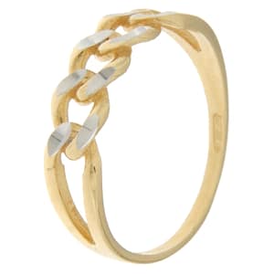 Anello Donna Oro Giallo Bianco GL100970