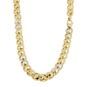 Collana Uomo Oro Giallo Bianco GL101292