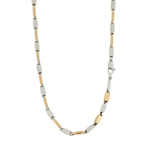 Collana Uomo Oro Bianco Rosa GL101442