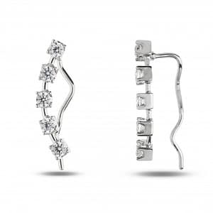 Orecchini Donna Oro Bianco GL101519