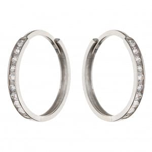 Orecchini Donna Oro Bianco GL101547