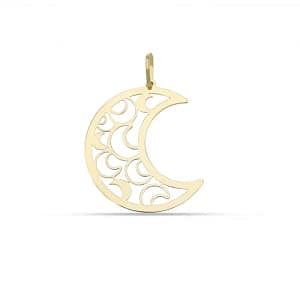 Ciondolo Luna Oro Giallo GL101561