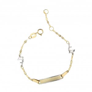 Bracciale Bimbi Oro Bianco Giallo GL101599