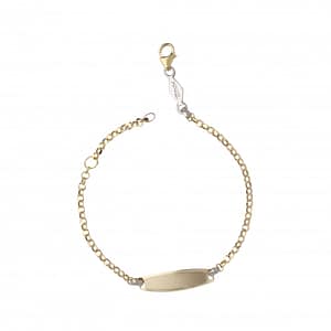 Bracciale Bimbi Oro Bianco Giallo GL101601