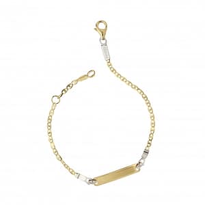 Bracciale Bimbi Oro Bianco Giallo GL101603