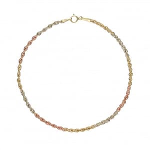 Bracciale Donna Oro Bianco Giallo Rosa GL101705