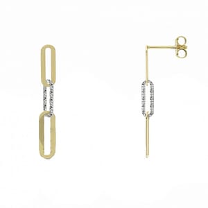 Orecchini Donna Oro Bianco Giallo GL101739