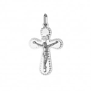 Ciondolo Croce Oro Bianco GL101747