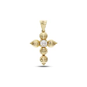 Ciondolo Croce Donna Oro Giallo GL101843