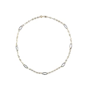Collana Donna Oro Bianco Giallo GL102010