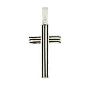 Ciondolo Croce Oro Bianco GL102031