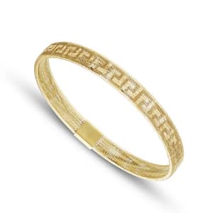 Bracciale Elastico Donna Oro Giallo GL102077