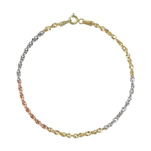 Bracciale Oro Bianco Giallo Rosa GL102103