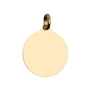 Ciondolo Medaglia Personalizzabile Oro Giallo GL102098