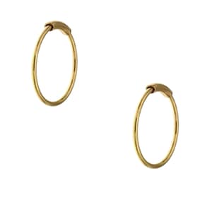 Orecchini a Cerchio Donna Giallo 803321703139