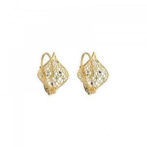 Orecchini Donna in Oro Giallo e Bianco 803321734595