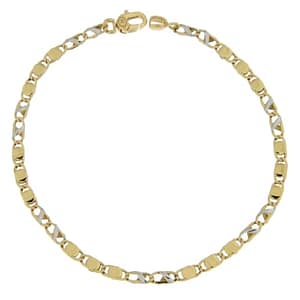 Bracciale Uomo Oro Giallo Bianco GL101139