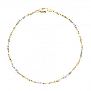 Bracciale Uomo Oro Giallo Bianco GL101510