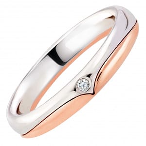 Fede Nuziale Polello Collezione Cuori d’Amore 3067DBR
