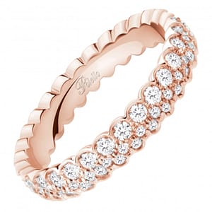 Fede Nuziale Polello Collezione Principessa Rosa 3171DR