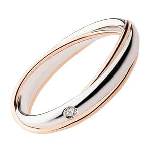 Fede Nuziale Polello Collezione Vita 2692DBR