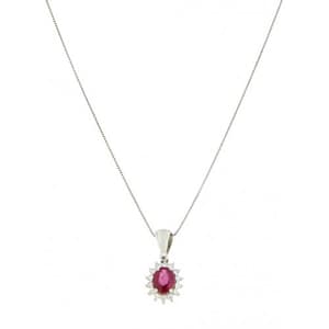 Collana Promesse Gioielli Donna Rubino Diamanti CCPQ54R