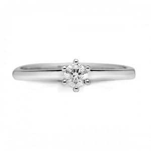 Anello Promesse Gioielli Donna Solitario Diamante TH6B