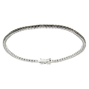 Bracciale Tennis Donna Promesse Gioielli Oro Bianco