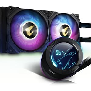 Gigabyte AORUS WATERFORCE X 240 Sistema di raffreddamento per computer Processore Liquid Cooler All-in-One 12cm Nero – nuovo