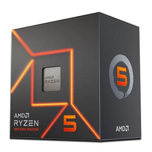 Processore AMD Ryzen 5 7600 da 3,8 GHz 32 MB L2 e L3 Box – nuovo