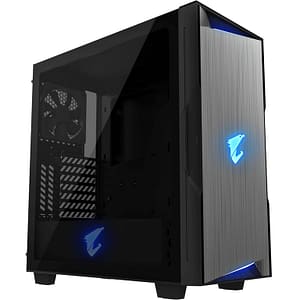 Gigabyte AORUS C300 GLASS Midi Tower Nero – nuovo
