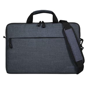 PORT Designs BELIZE Borsa per laptop da 15,6 pollici con caricamento dall’alto e design sottile, nera – nuovo