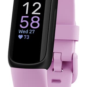 Fitbit Inspire 3 bracciale activity tracker Nero, Lilla – nuovo